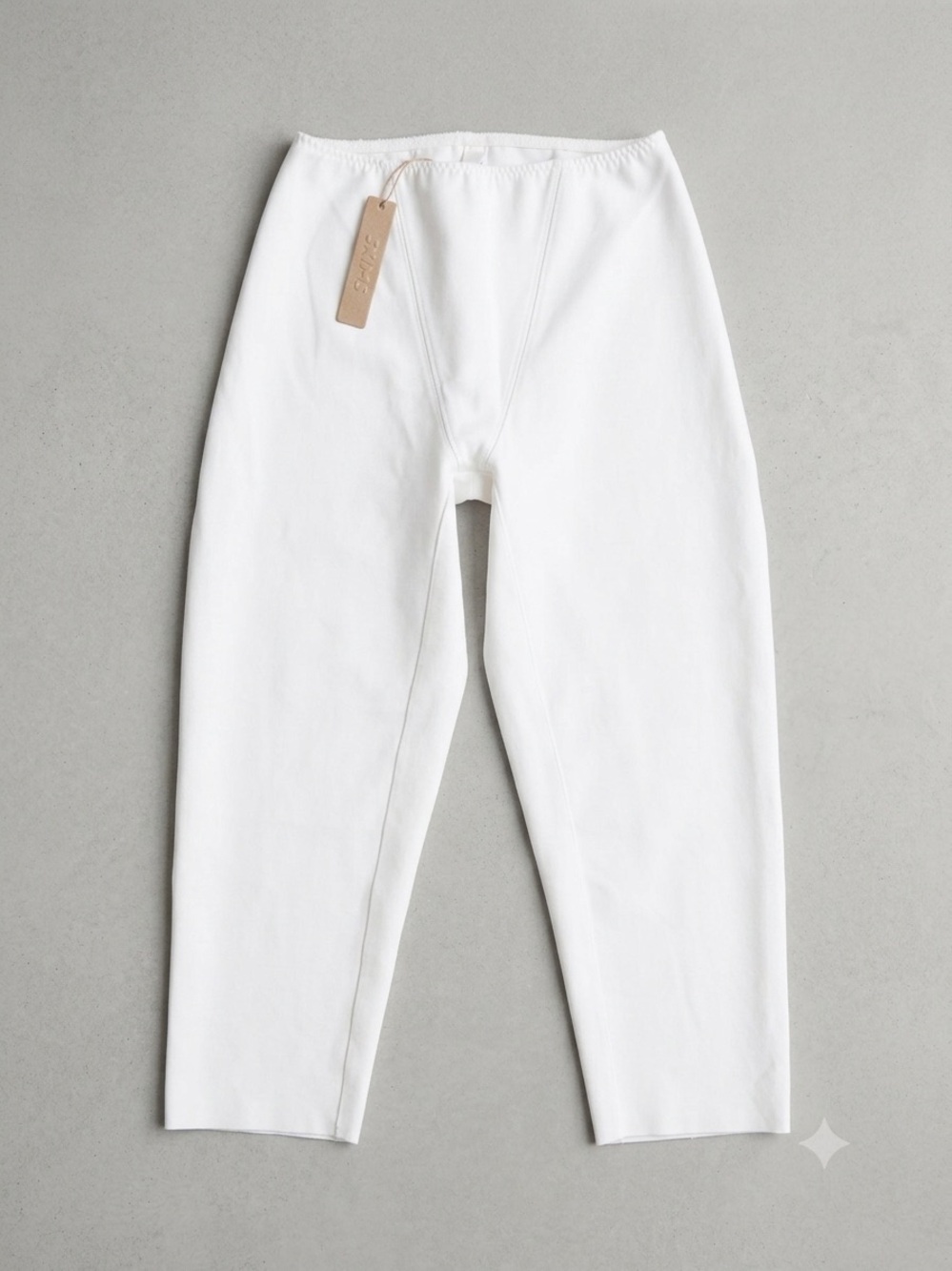 SKIMS White High-Rise Cotton Leggings